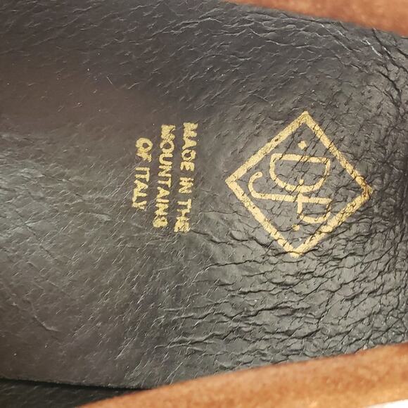 Donald Pliner Endo Brown Suede Loafers Size 10.5 - Picture 4 of 10